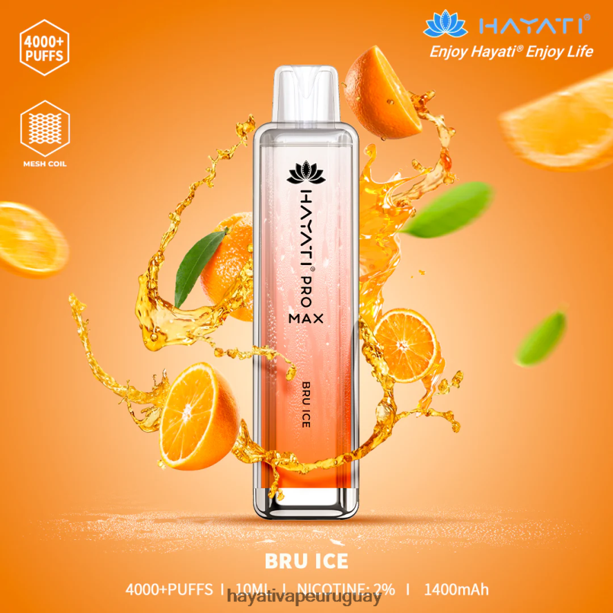 Hayati Flavour List - DD0X8V130 Hayati Pro Max desechable bru hielo