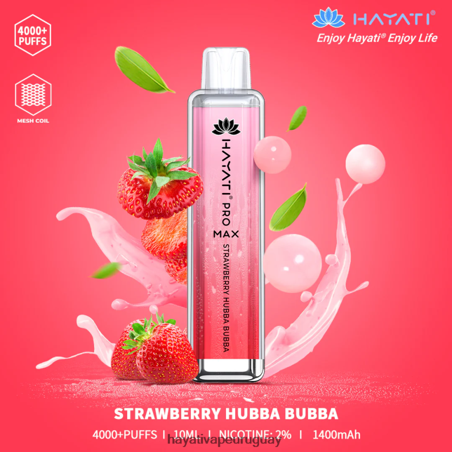 Hayati Flavour List - DD0X8V140 Hayati Pro Max desechable fresa hubba bubba
