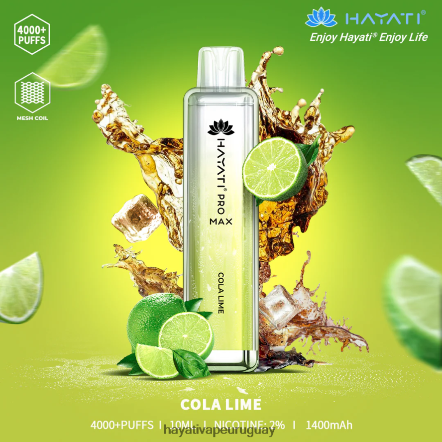 Hayati Uruguay - DD0X8V101 Hayati Pro Max desechable cola de lima