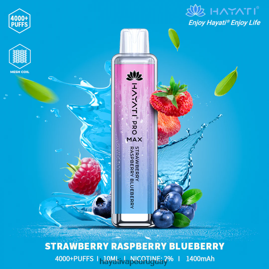 Hayati Uruguay - DD0X8V141 Hayati Pro Max desechable fresa frambuesa arándano