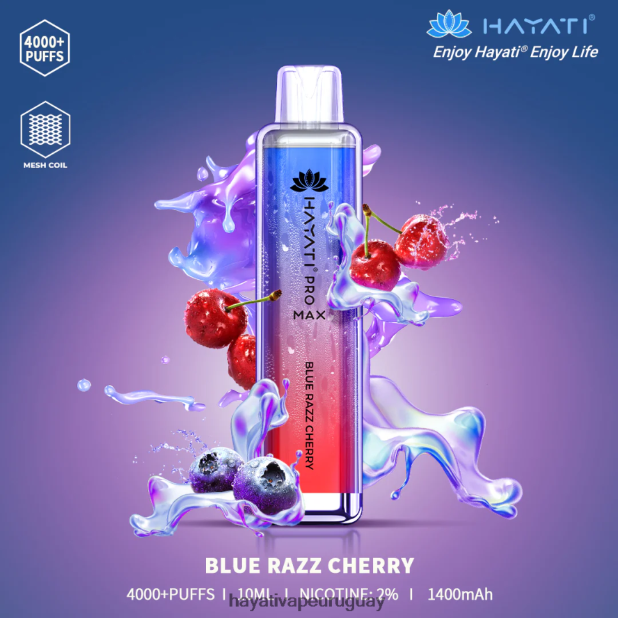 Hayati Vape Flavours - DD0X8V94 Hayati Pro Max desechable cereza azul