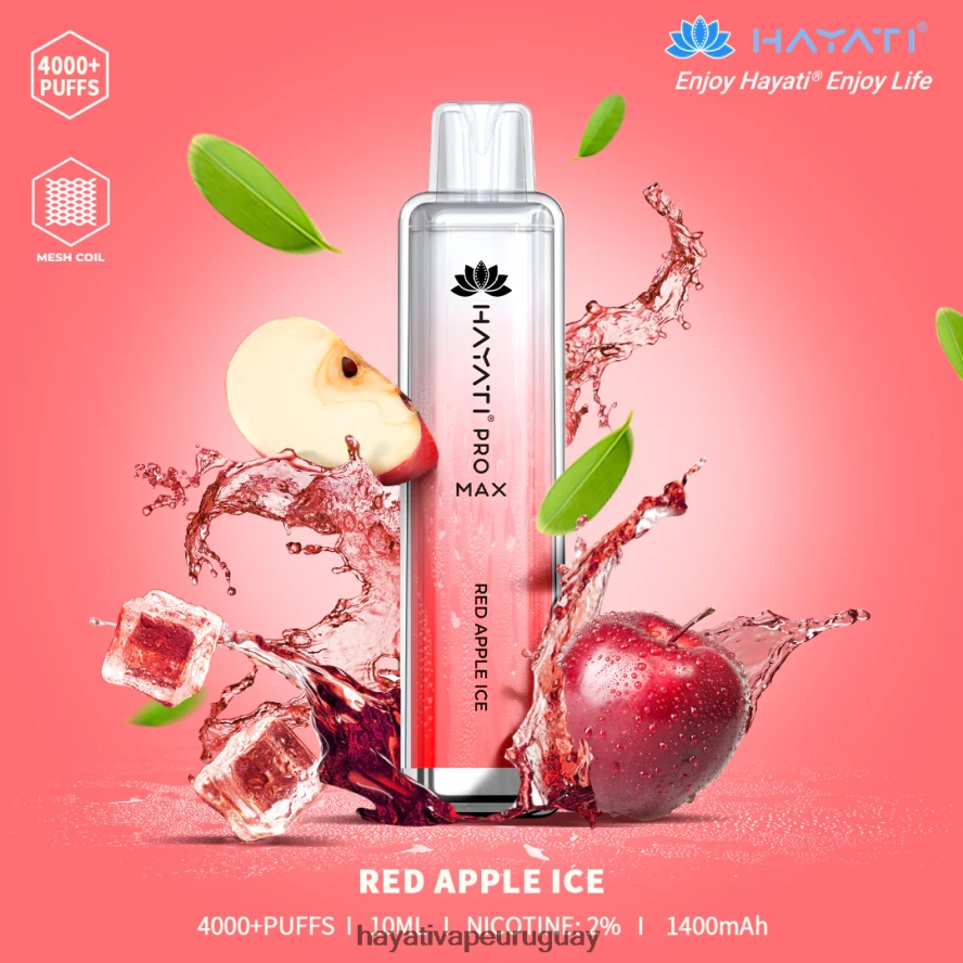 Hayati Vape Near Me - DD0X8V116 Hayati Pro Max desechable hielo de manzana roja