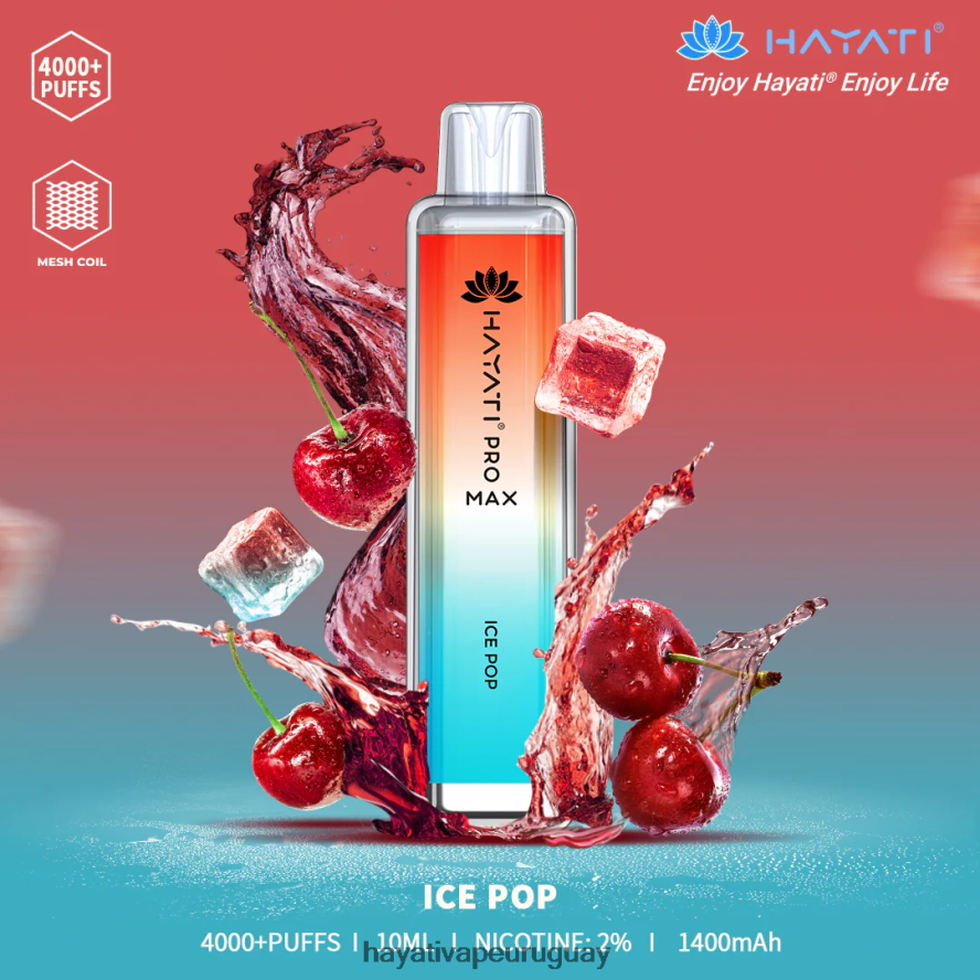 Hayati Vape Review - DD0X8V107 Hayati Pro Max desechable estallido del hielo
