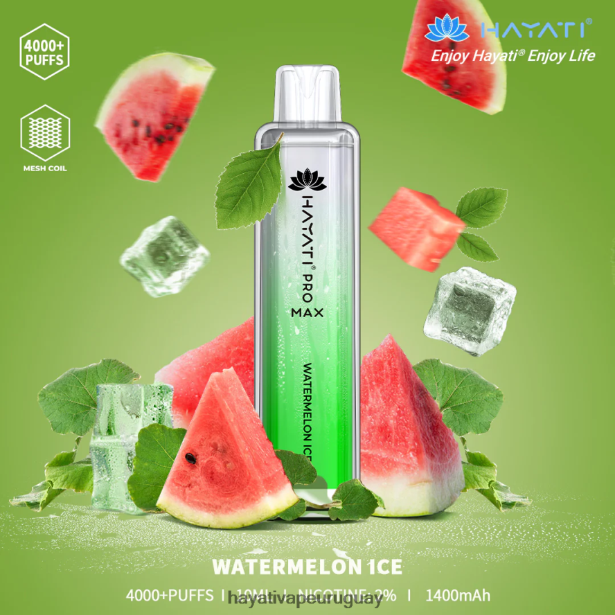 Hayati Vape Review - DD0X8V127 Hayati Pro Max desechable hielo de sandia