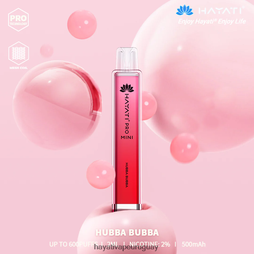 Hayati Uruguay - DD0X8V11 Hayati Pro Mini desechable hubba bubba