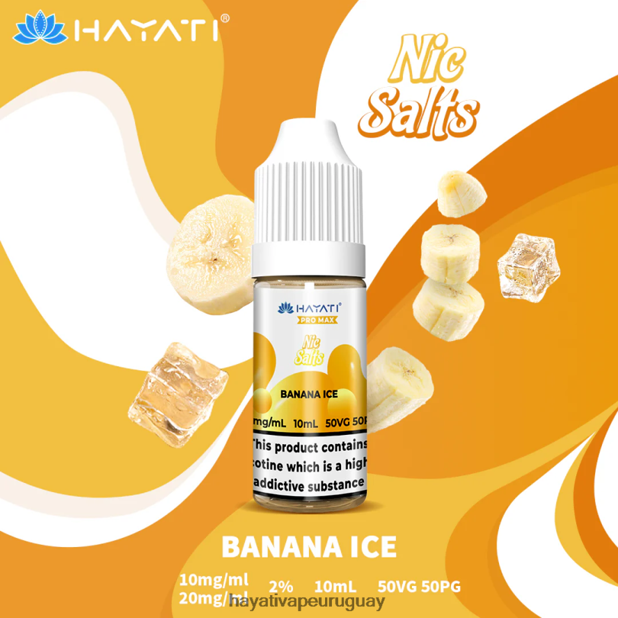 Hayati Flavour List - DD0X8V230 Hayati Pro Max sales de nic hielo de plátano