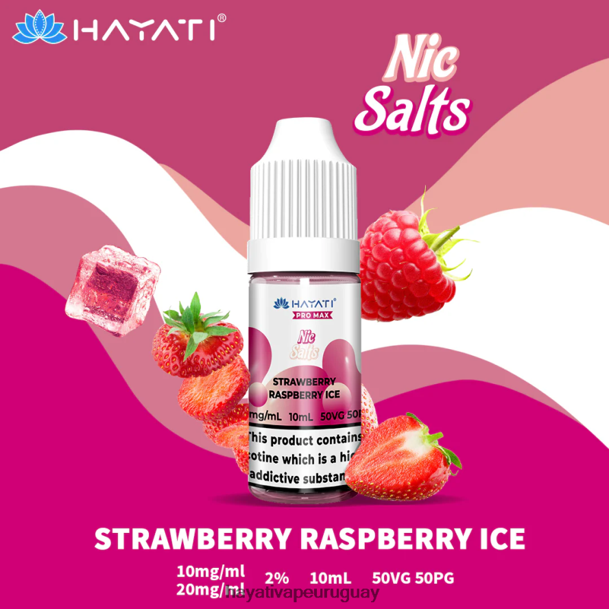 Hayati Vape Liquid - DD0X8V245 Hayati Pro Max sales de nic hielo de fresa y frambuesa