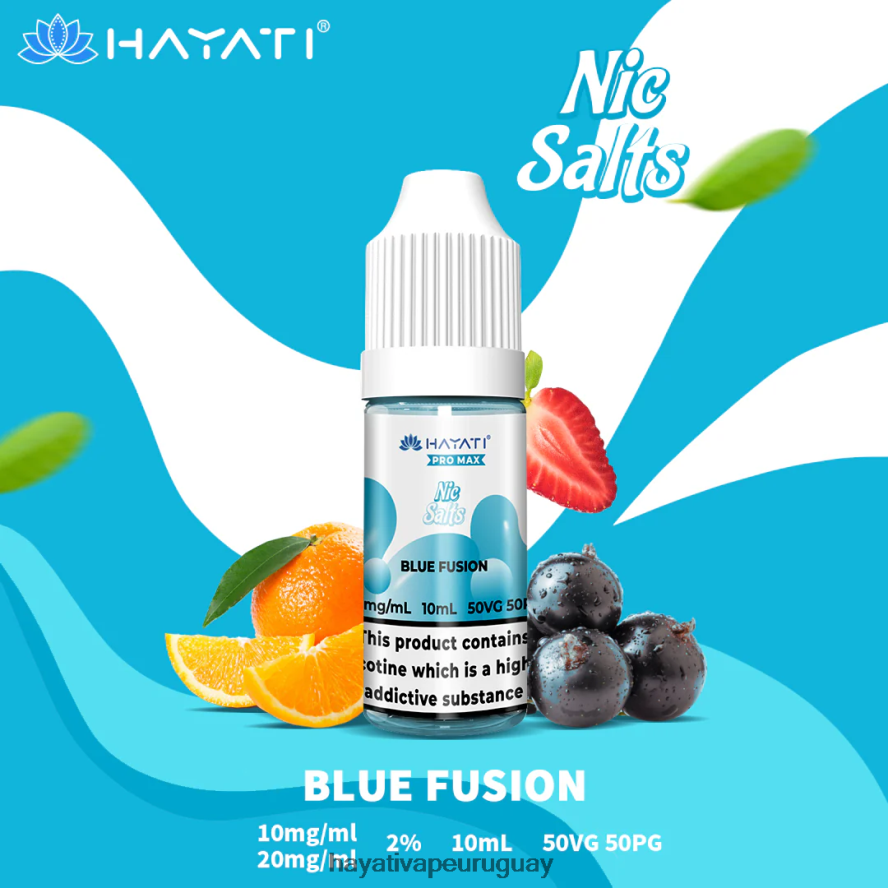 Hayati Vape Shop - DD0X8V229 Hayati Pro Max sales de nic fusión azul