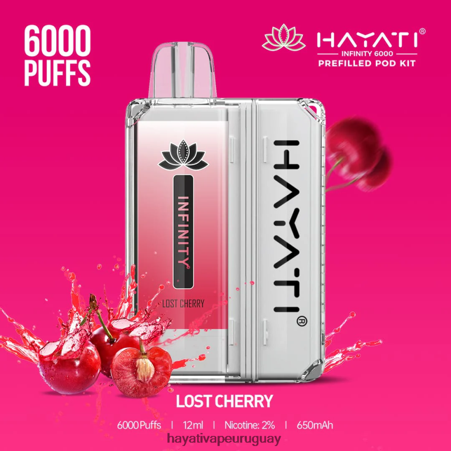 Hayati Vape Flavours - DD0X8V154 Hayati Infinity 6000 kits de cápsulas cereza perdida