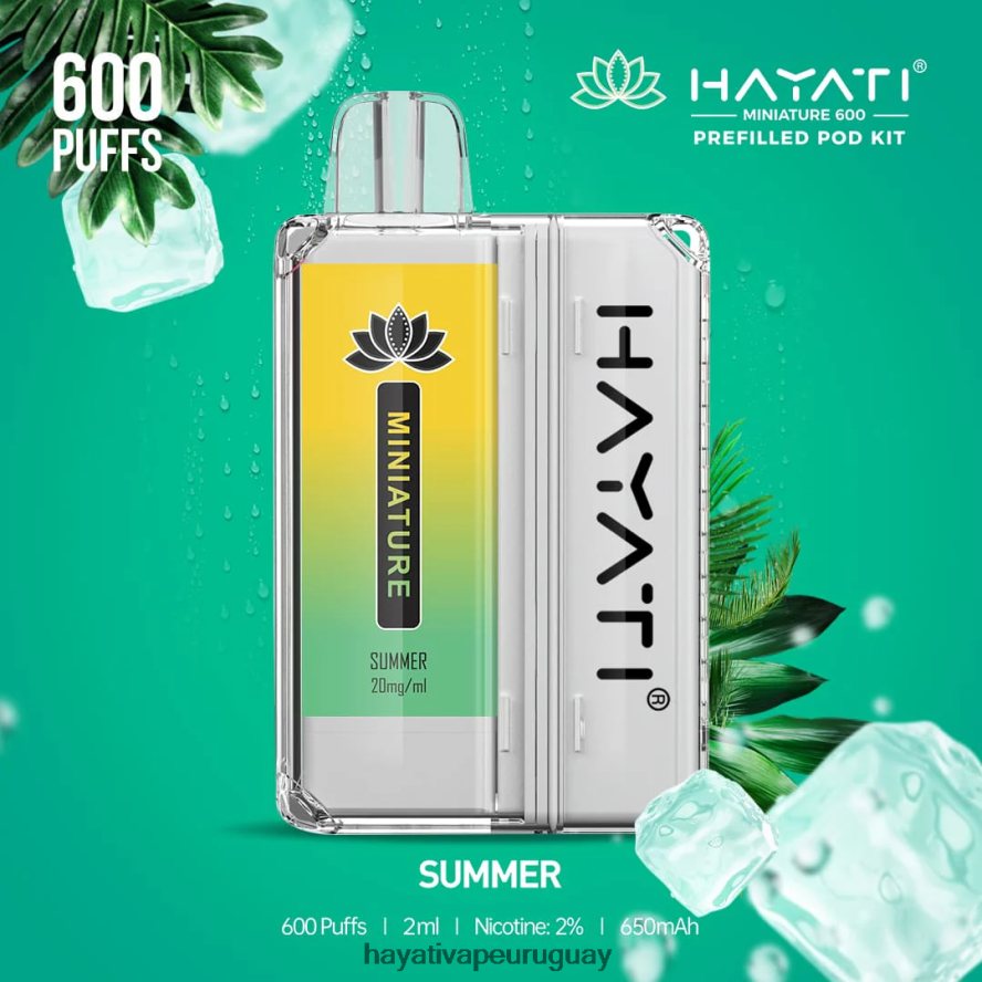 Hayati Vapes Wholesale - DD0X8V48 Hayati Miniature kits de 600 cápsulas verano