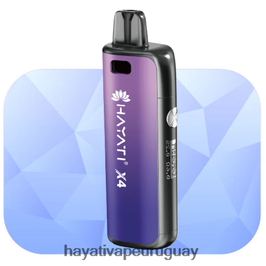Hayati Uruguay - DD0X8V61 Hayati X4 sistema de cápsulas recargables morado brumoso