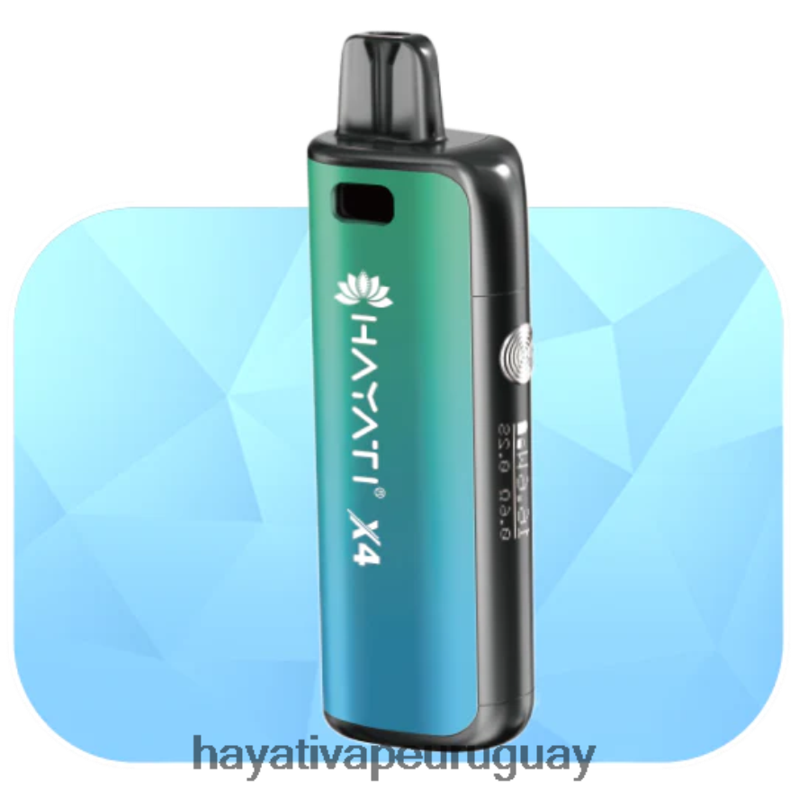 Hayati Vape Shop - DD0X8V59 Hayati X4 sistema de cápsulas recargables aurora verde