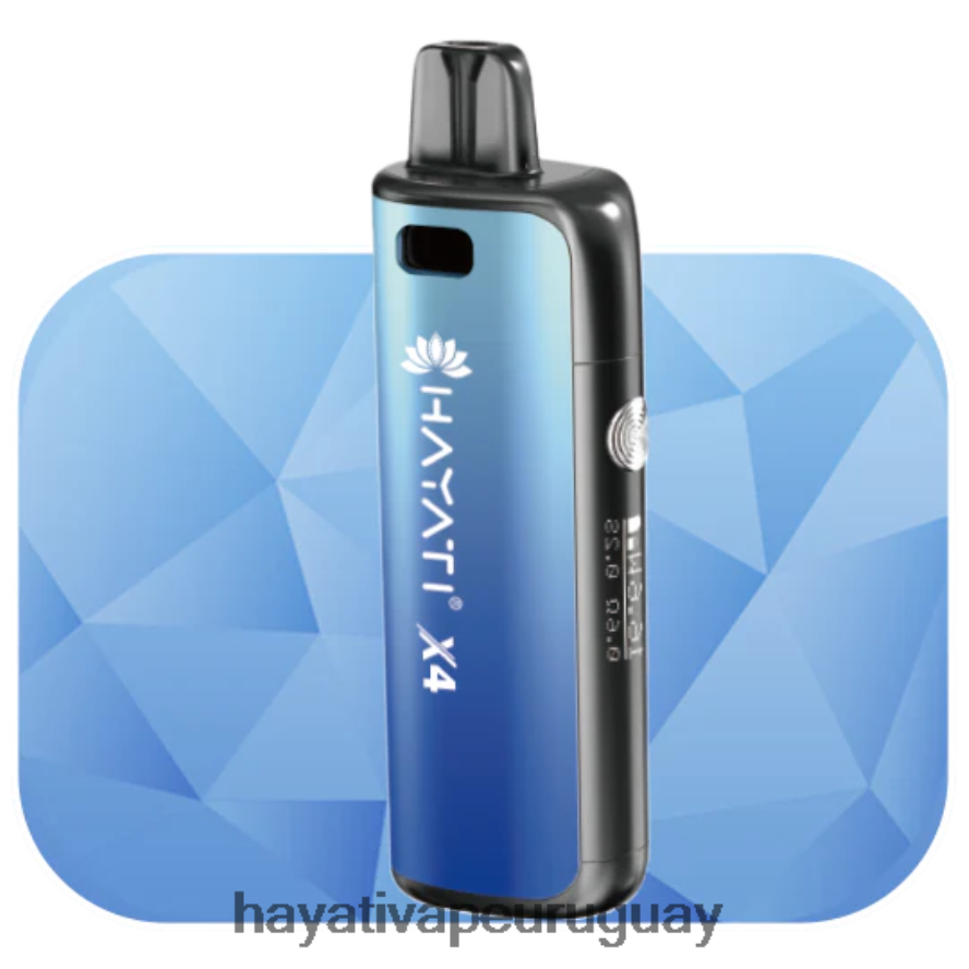 Hayati Vape Uruguay - DD0X8V63 Hayati X4 sistema de cápsulas recargables azul torrencial